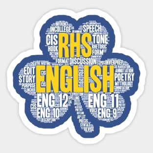 RHS English Tee Shirt Sticker
